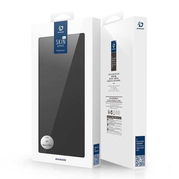 Dux Ducis Slim Softcase Bookcase Oppo Reno 13 Pro - Zwart