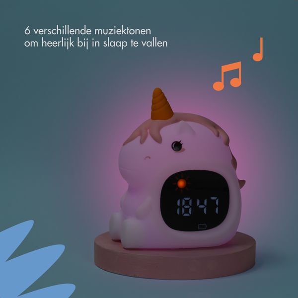 imoshion Kids Slaaptrainer - Nachtlampje met Speaker - Kinderwekker - Unicorn
