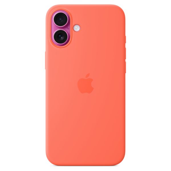 Apple Silicone Backcover MagSafe Apple iPhone 16 Plus - Tangerine Orange