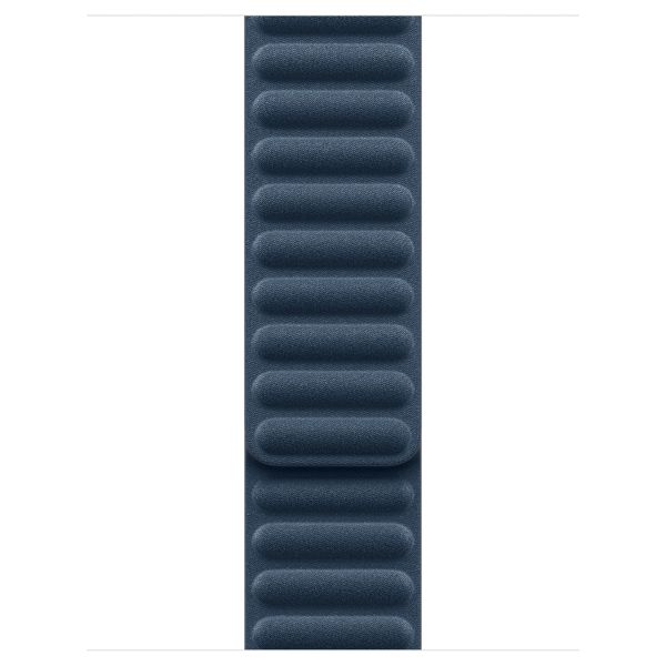 Apple Magnetic Link-bandje FineWoven Apple Watch Series 1 t/m 9 / SE (38/40/41 mm) | Series 10 / 11 (42 mm) - Maat M/L - Pacific Blue