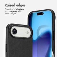 Accezz Leather Back Cover with MagSafe Apple iPhone Air - Onyx Black