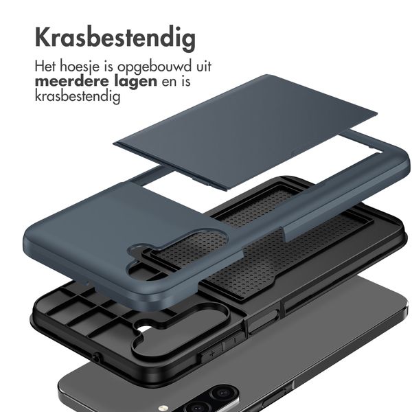 imoshion Backcover met pasjeshouder Samsung Galaxy A18 (4G) - Donkerblauw