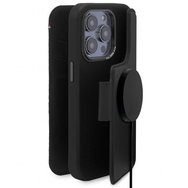 Decoded 2 in 1 Leather Detachable Wallet Apple iPhone 14 Pro Max - Zwart