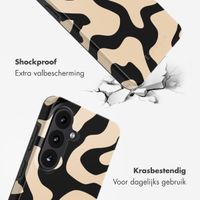 Selencia Vivid Backcover met MagSafe Samsung Galaxy S26 Plus - Art Wave Black