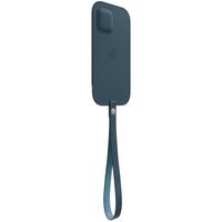 Apple Leather Sleeve MagSafe Apple iPhone 12 (Pro) - Baltic Blue