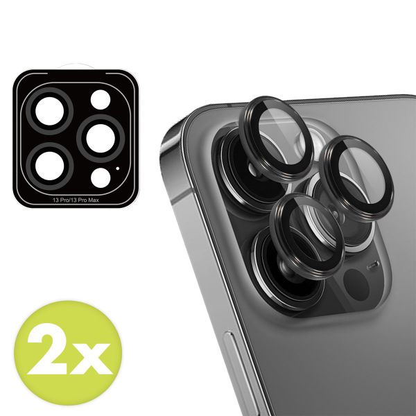 imoshion 2 Pack Camera lens protector Apple iPhone 13 Pro / 13 Pro Max - Zwart