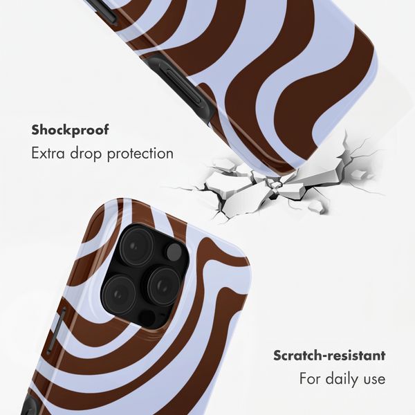 Selencia Vivid Back Cover with MagSafe Apple iPhone 16 Pro - Dream Swirl Chocolate