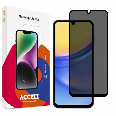 Accezz Gehard Glas Privacy Screenprotector Samsung Galaxy A15 (5G/4G)