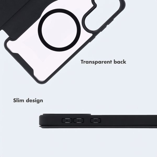 imoshion Transparent Bookcase with MagSafe Samsung Galaxy S26 - Black