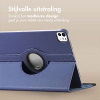 imoshion 360° draaibare Bookcase Apple iPad Pro 11 (2025) M5 / (2024) M4 - Donkerblauw