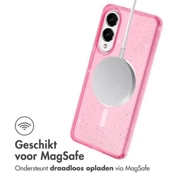 imoshion Sparkle Backcover met MagSafe Samsung Galaxy S25 Edge - Roze