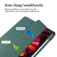 imoshion Trifold Hardcase Bookcase Apple iPad Pro 11 (2022 / 2021 / 2020 / 2018) - Groen
