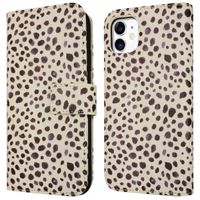 imoshion Design Bookcase iPhone 11 - Black And White Dots