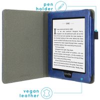 imoshion Vegan Leather Bookcase Amazon Kindle Paperwhite 4 - Donkerblauw