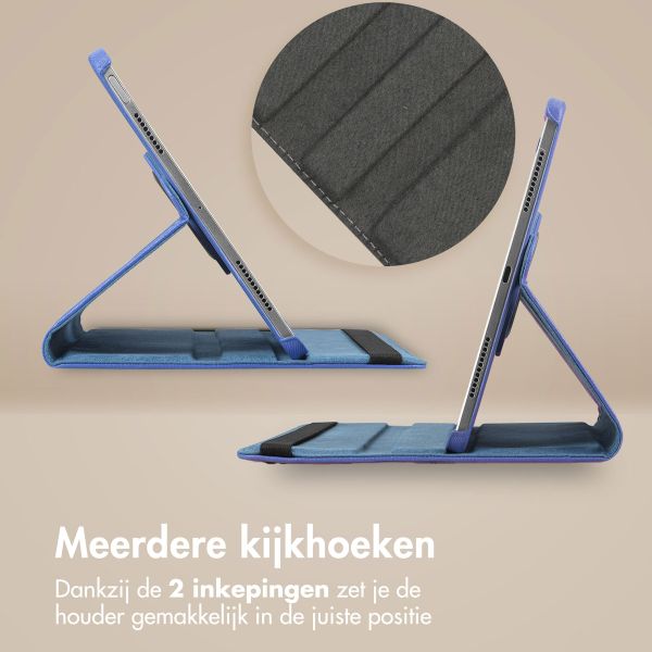 imoshion 360° draaibare Bookcase Lenovo Tab P12 - Donkerblauw