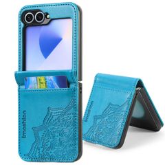 imoshion Mandala Bookcase Samsung Galaxy Z Flip 5 - Turquoise