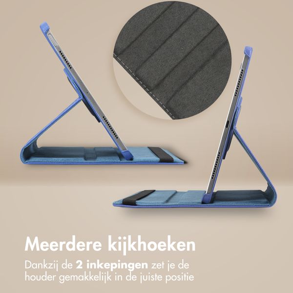 imoshion 360° draaibare Bookcase Samsung Galaxy Tab A8 - Donkerblauw