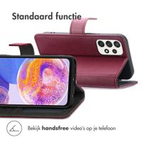 imoshion Luxe Bookcase Samsung Galaxy A23 (5G) - Bordeaux