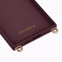Selencia Rivièra MagSafe Backcover met afneembare haakjes Samsung Galaxy S24 Ultra - Bold Burgundy