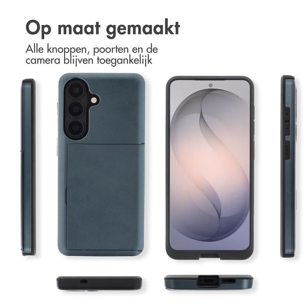 imoshion Backcover met pasjeshouder Samsung Galaxy S26 - Donkerblauw