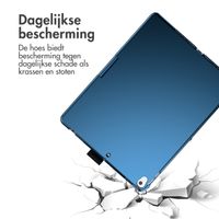 Accezz 360 Slim Keyboard Bookcase QWERTY iPad 10.2 inch (2019/2020/2021) / Air 5 (2022) / Air 4 (2020) / iPad Pro 10.5 (2017) - Donkerblauw