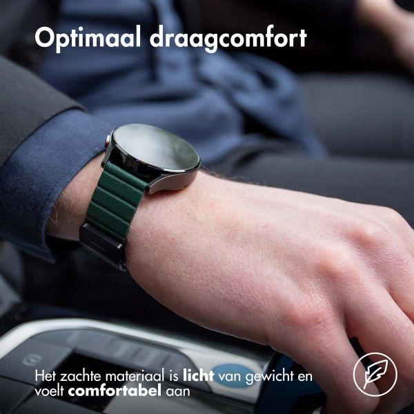 imoshion Magnetisch lederen bandje  - Universeel 20 mm aansluiting - Groen