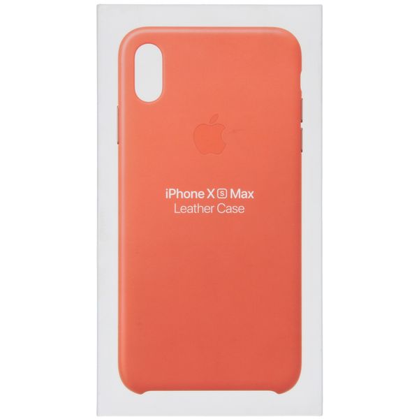 Apple Leather Backcover Apple iPhone Xs Max - Sunset