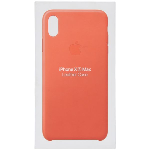 Apple Leather Backcover iPhone Xs Max - Sunset