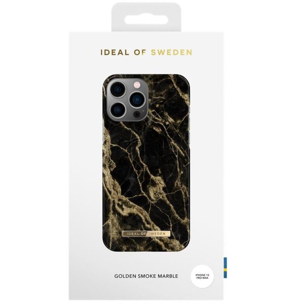 iDeal of Sweden Fashion Backcover Apple iPhone 13 Pro Max - Golden Smoke Marble