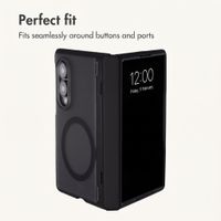 imoshion Frosted Back Cover with MagSafe and Stand Samsung Galaxy Z Fold 8 - Black