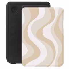 Selencia Vivid Bookcase Kobo Clara Colour / Clara BW - Desert Waves Beige