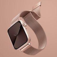 Uniq Dante Mesh Milanese stalen bandje Apple Watch Series 1 t/m 9 / SE (38/40/41 mm) | Series 10 (42 mm) - Rose Gold