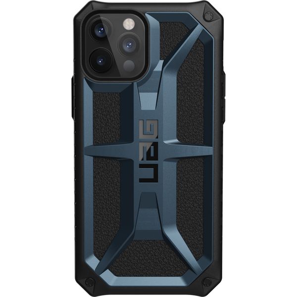 UAG Monarch Backcover iPhone 12 (Pro) - Blauw