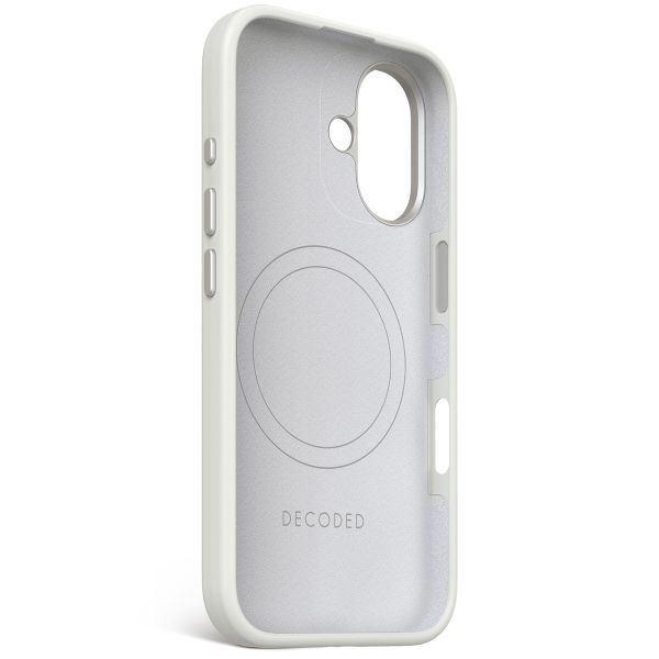 Decoded Silicone Backcover MagSafe Apple iPhone 16 - Stone Grey