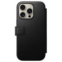 Nomad Modern Leather Folio Bookcase iPhone 16 Pro - Black