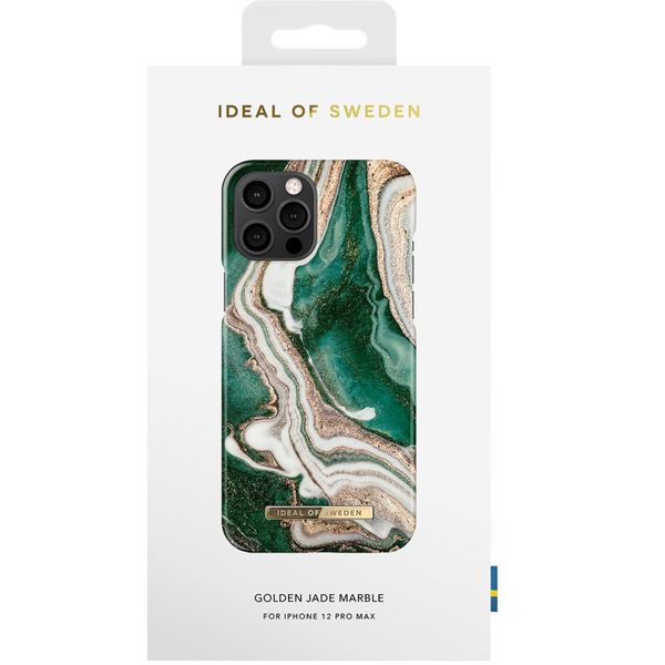 iDeal of Sweden Fashion Backcover Apple iPhone 12 Pro Max - Golden Jade Marble