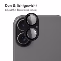 imoshion Camera Protector Glas 2 Pack Apple iPhone 17 - Zwart