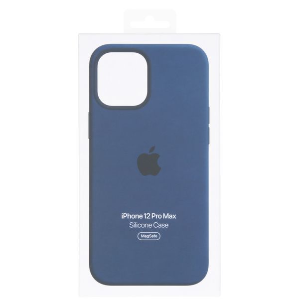 Apple Silicone Backcover MagSafe Apple iPhone 12 Pro Max - Deep Navy