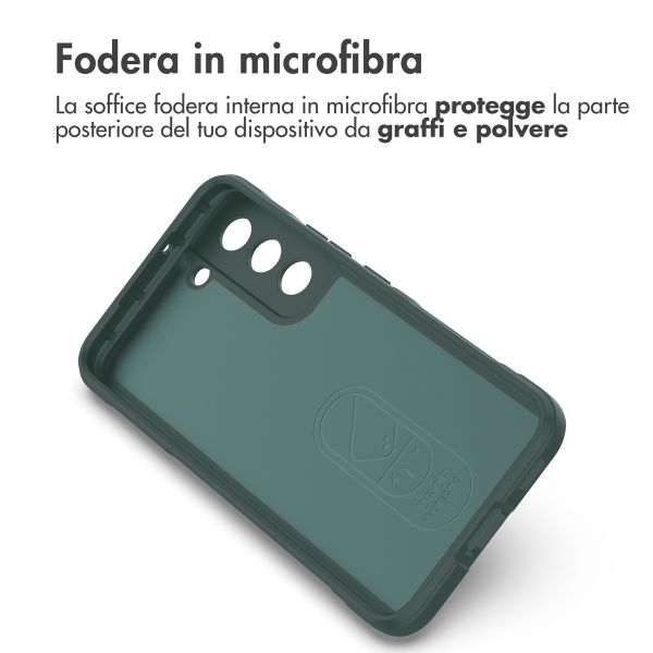 imoshion EasyGrip Backcover Samsung Galaxy S22 - Donkergroen