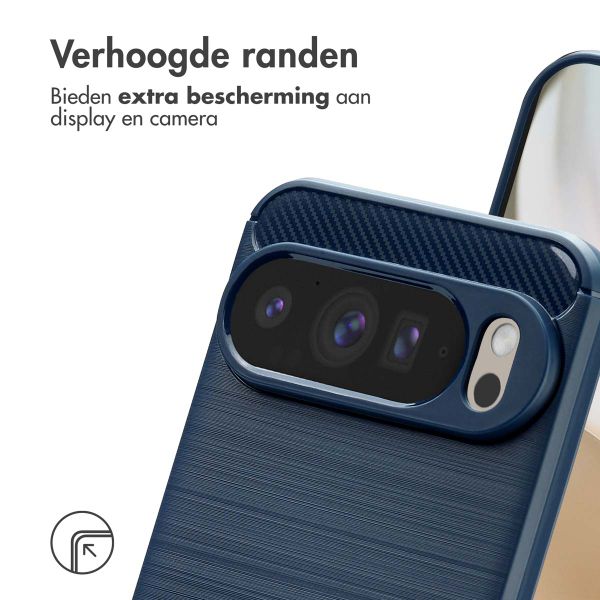 imoshion Brushed Backcover Google Pixel 10 Pro XL - Donkerblauw