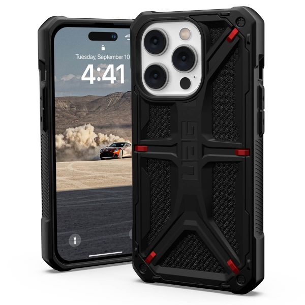 UAG Monarch Backcover iPhone 14 Pro - Kevlar Black