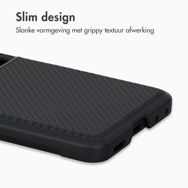 Accezz Grid Backcover Samsung Galaxy Z Flip 8 - Zwart