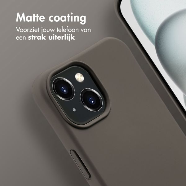 imoshion Color Backcover met afneembaar koord MagSafe Apple iPhone 15 - Black Coffee