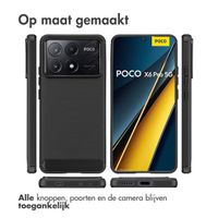 imoshion Brushed Backcover Xiaomi Poco X6 Pro - Zwart