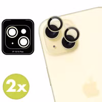 imoshion 2 Pack Camera lens protector Apple iPhone 15 / 15 Plus - Yellow