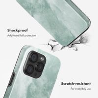 Selencia Vivid Back Cover with MagSafe Apple iPhone 15 Pro - Marble Grayed Jade