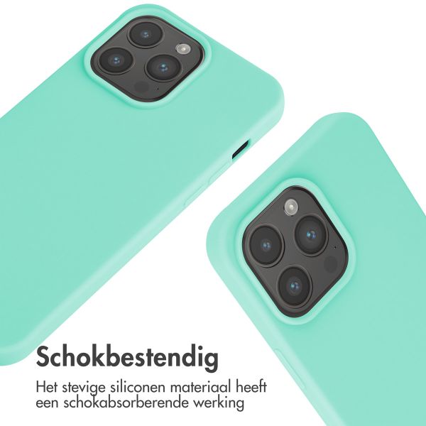 imoshion Siliconen hoesje met koord Apple iPhone 15 Pro Max - Mintgroen