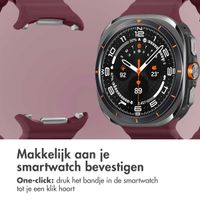 imoshion Ocean Siliconenband Samsung Galaxy Watch Ultra (2024/2025) - Wine Red