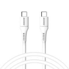 Accezz USB-C to USB-C Cable - 1 Metre - White