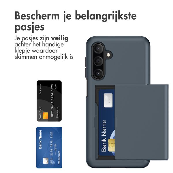 imoshion Backcover met pasjeshouder Samsung Galaxy A18 (4G) - Donkerblauw